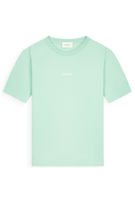 Pure Path groene heren t-shirt | Vooraanzicht