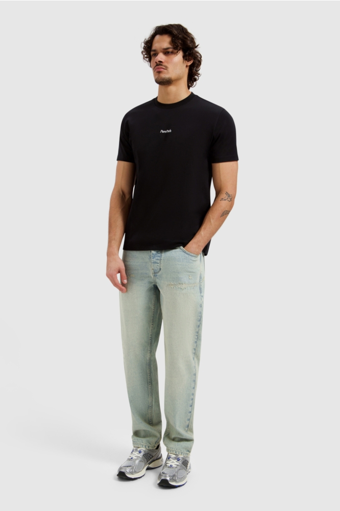 Pure Path zwarte heren t-shirt | Model