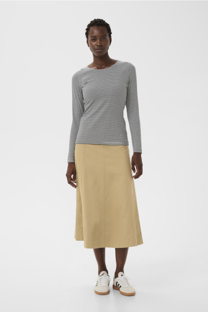 Part Two blauwe dames t-shirt | Model