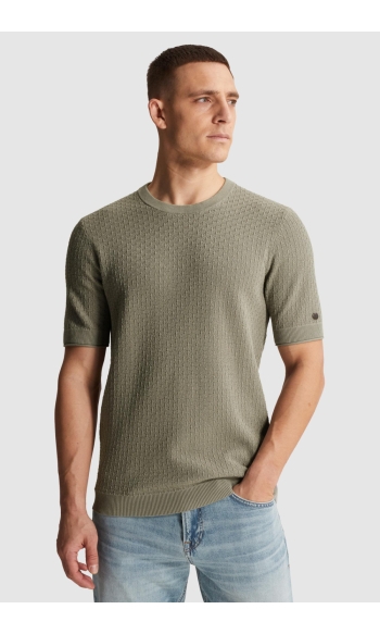 GEBREID T SHIRT VAN MODAL KATOEN CTSS2602507 6478