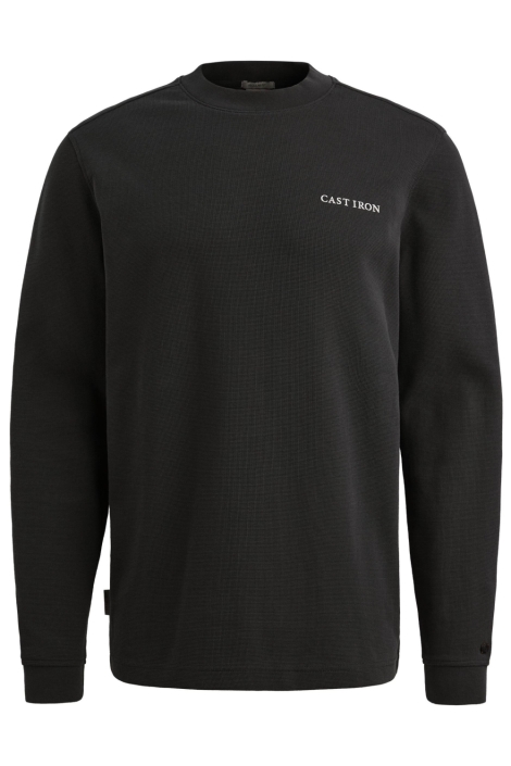 Cast Iron grijze heren t-shirt | Vooraanzicht