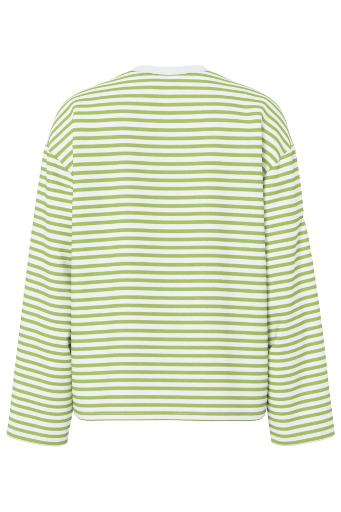 Pieces witte dames t-shirt | Achteraanzicht