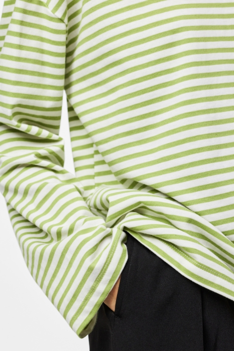 Pieces witte dames t-shirt | Close up