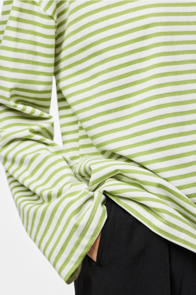 Pieces witte dames t-shirt | Close up