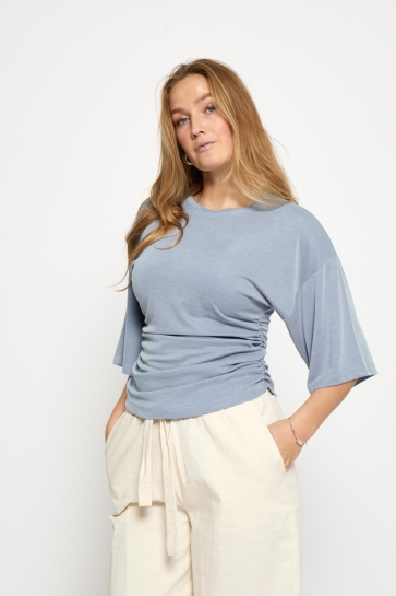 Minus T-shirt NALANI T SHIRT MI6958 1048 ICE BLUE