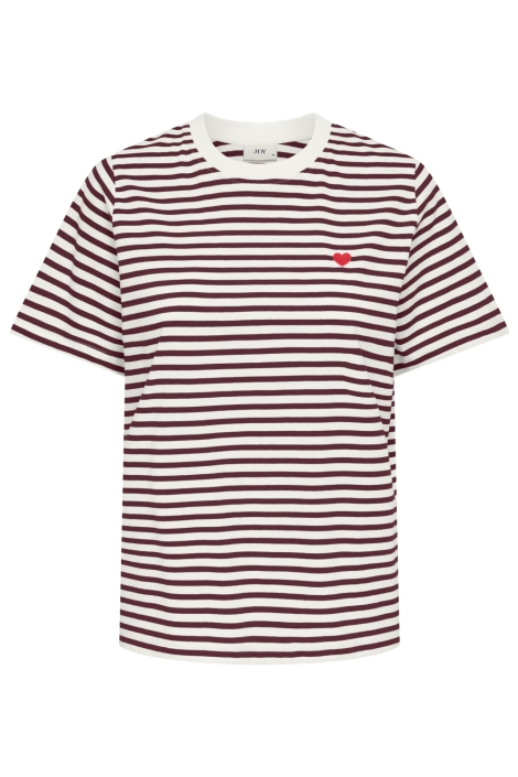 Jacqueline de Yong witte dames t-shirt | Vooraanzicht