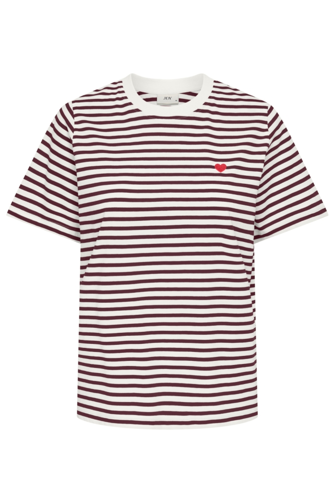 Jacqueline de Yong witte dames t-shirt | Vooraanzicht
