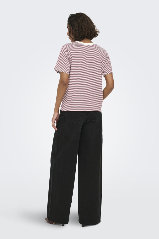 Jacqueline de Yong witte dames t-shirt | Model