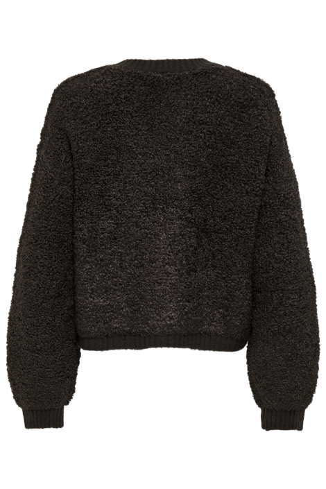 Jacqueline de Yong bruine dames vest | Achteraanzicht
