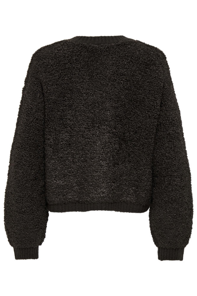 Jacqueline de Yong bruine dames vest | Achteraanzicht