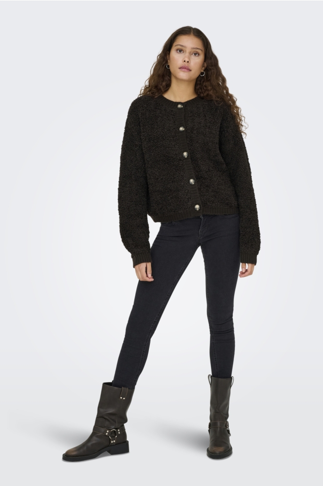 Jacqueline de Yong bruine dames vest | Model
