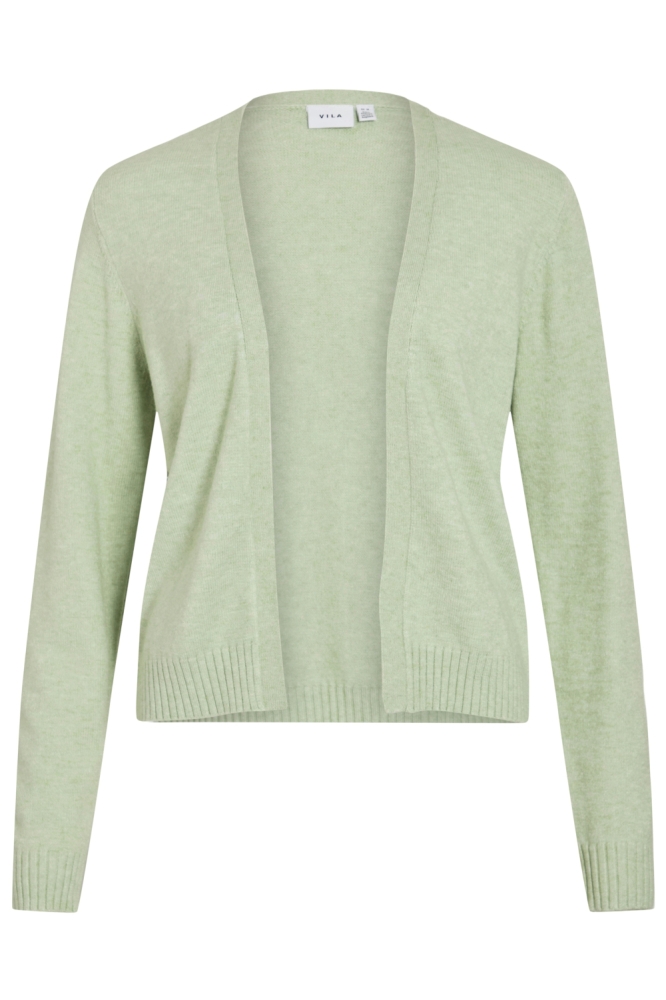 Vila groene dames vest | Vooraanzicht