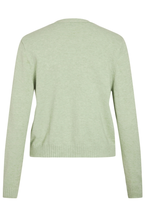 Vila groene dames vest | Achteraanzicht