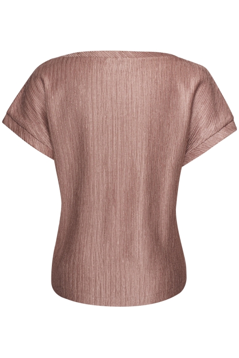 Kimara bronzen dames t-shirt | Achteraanzicht