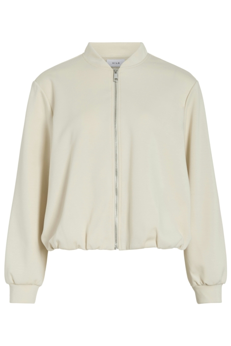 Vila ecru dames vest | Vooraanzicht