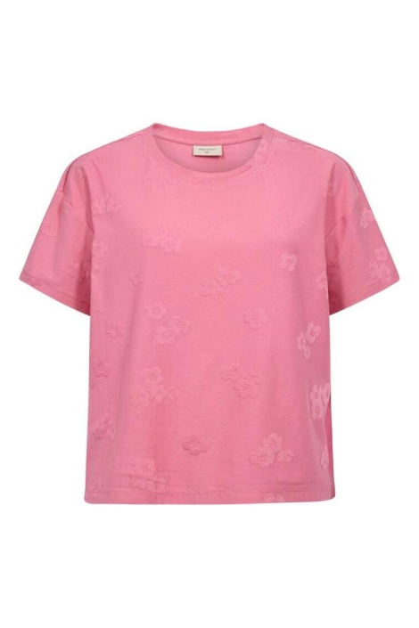 Freequent roze dames t-shirt | Vooraanzicht
