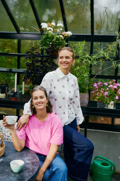 Freequent roze dames t-shirt | Sfeerbeeld, In situatie