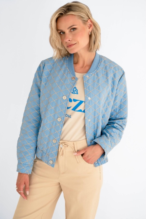 Maicazz beige dames t-shirt | Model