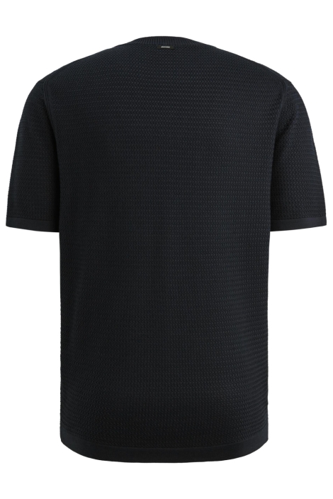 Vanguard blauwe heren t-shirt | Achteraanzicht