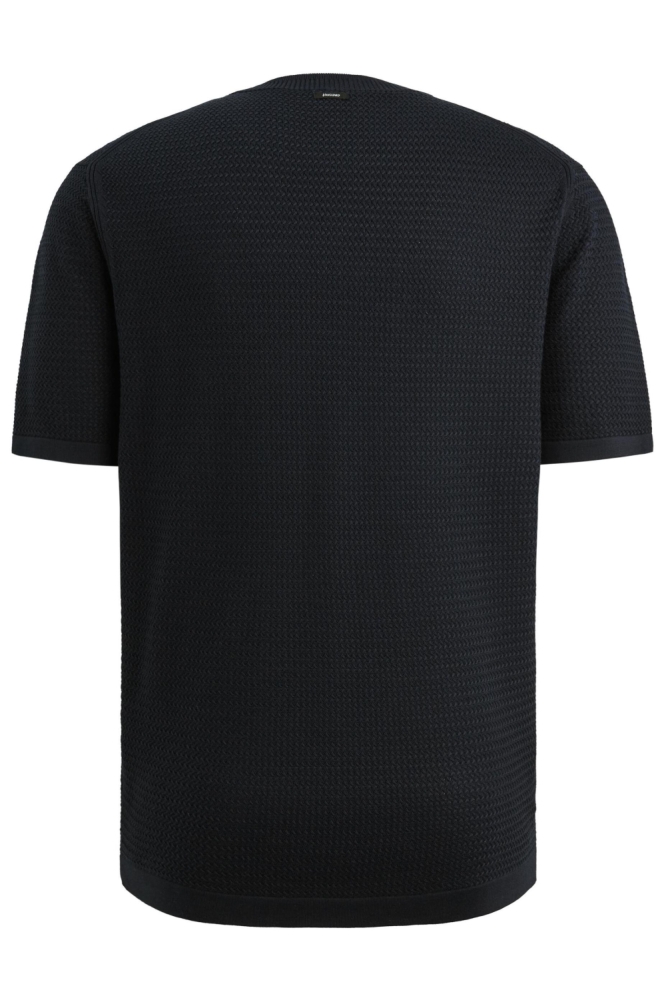 Vanguard blauwe heren t-shirt | Achteraanzicht