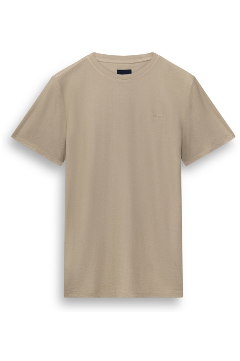 State of Art beige heren t-shirt | Vooraanzicht