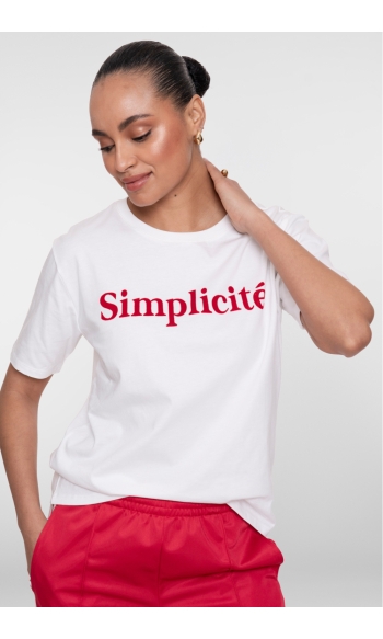 T SHIRT 62089 41 Off-White/Red