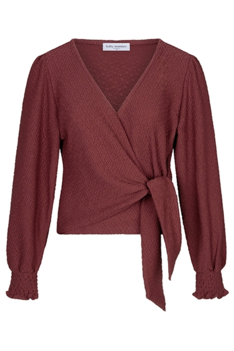 Lofty Manner rode dames top | Vooraanzicht