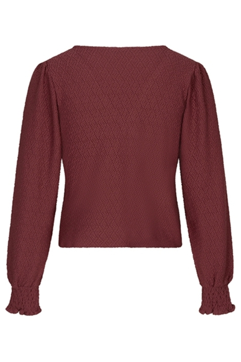 Lofty Manner rode dames top | Achteraanzicht