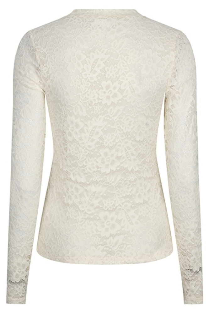 Lofty Manner witte dames top | Achteraanzicht