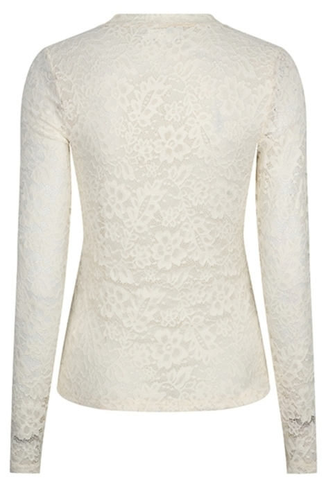 Lofty Manner beige dames top | Achteraanzicht