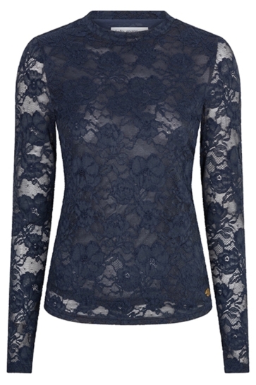 Lofty Manner Top TOP IREA CLASSIC LACE RI12 2 Dark Blue