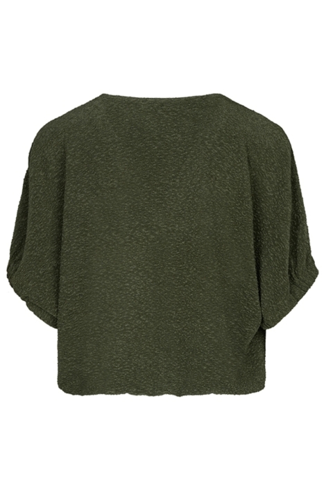 Lofty Manner groene dames t-shirt | Achteraanzicht