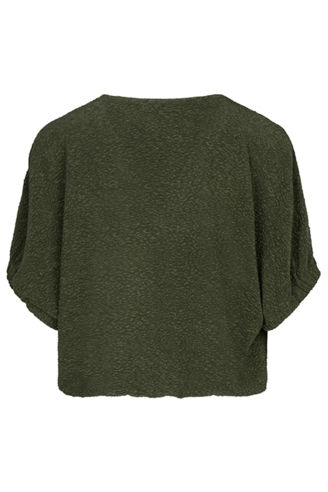 Lofty Manner groene dames t-shirt | Achteraanzicht