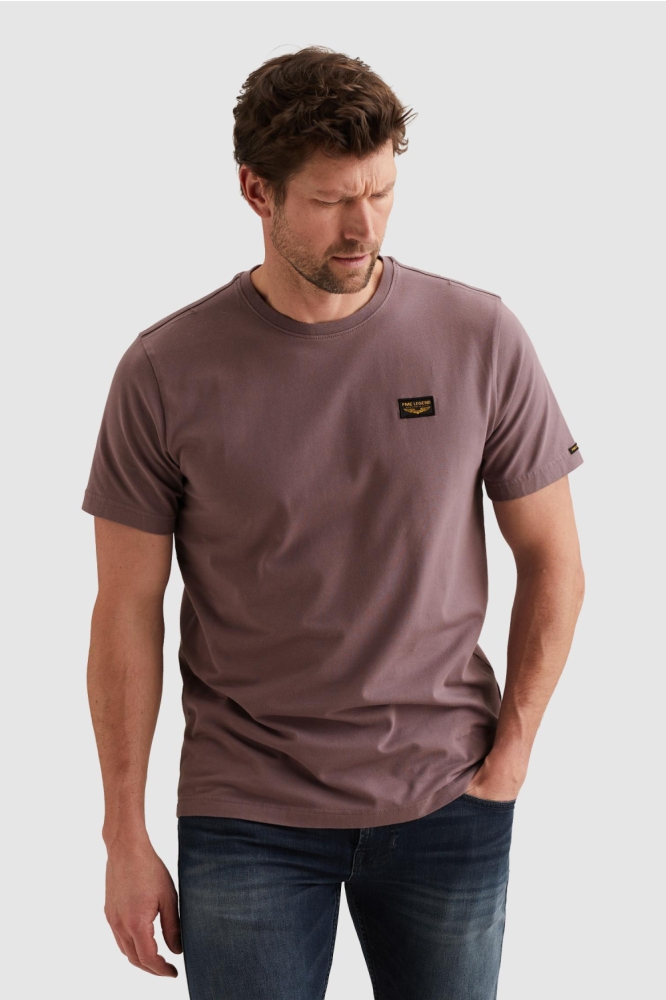 PME legend paarse heren t-shirt | Model vooraanzicht