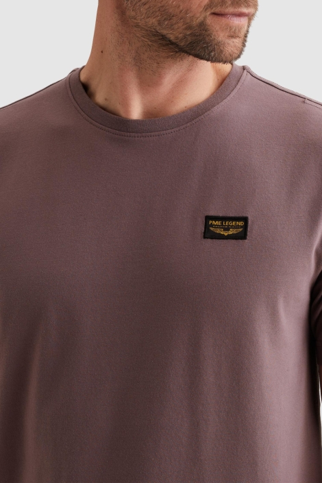 PME legend paarse heren t-shirt | Close up