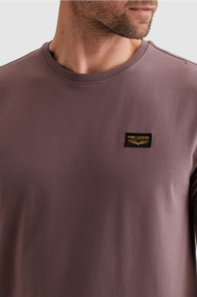 PME legend paarse heren t-shirt | Close up