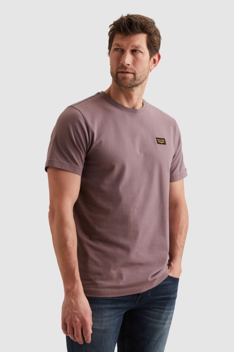 PME legend paarse heren t-shirt | Model zijaanzicht