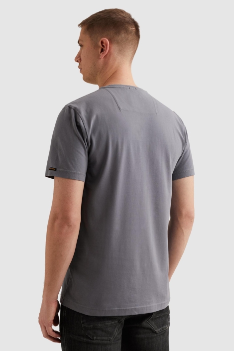 PME legend blauwe heren t-shirt | Model achteraanzicht