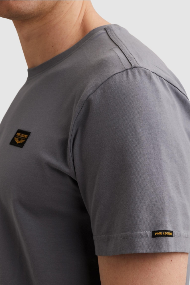 PME legend blauwe heren t-shirt | Close up