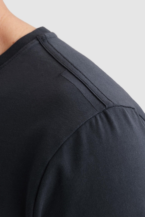 PME legend blauwe heren t-shirt | Close up