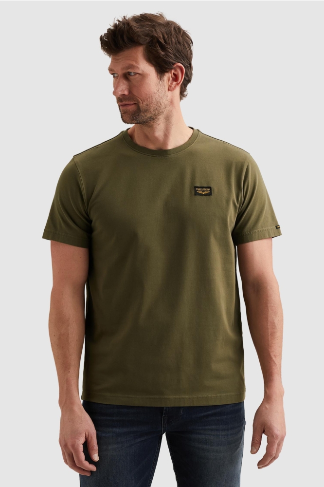 PME legend groene heren t-shirt | Model vooraanzicht