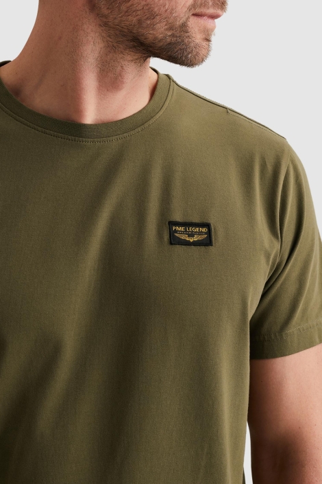 PME legend groene heren t-shirt | Close up