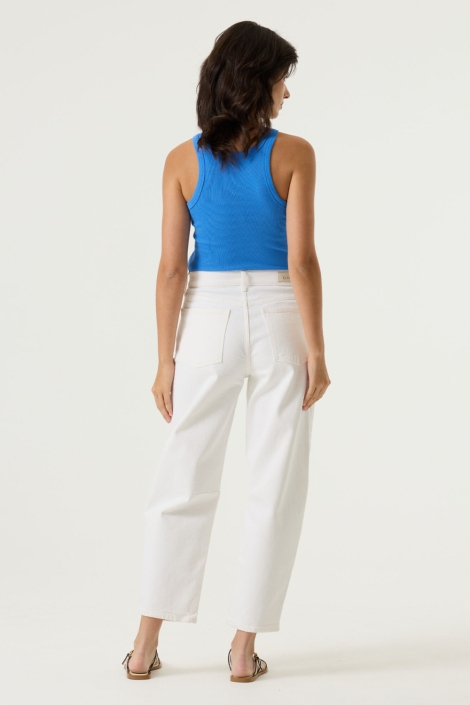 Garcia blauwe dames top | Model