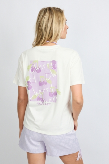 Fluresk danay t-shirt Wit