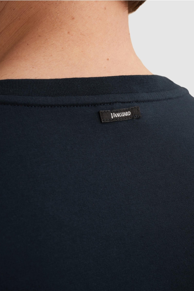Vanguard blauwe heren t-shirt | Kleurstaal