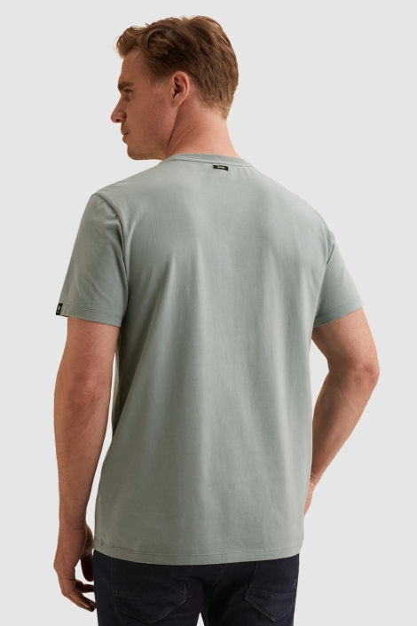 Vanguard blauwe heren t-shirt | Model achteraanzicht