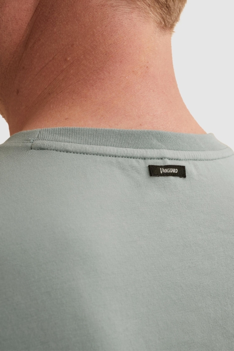 Vanguard blauwe heren t-shirt | Kleurstaal