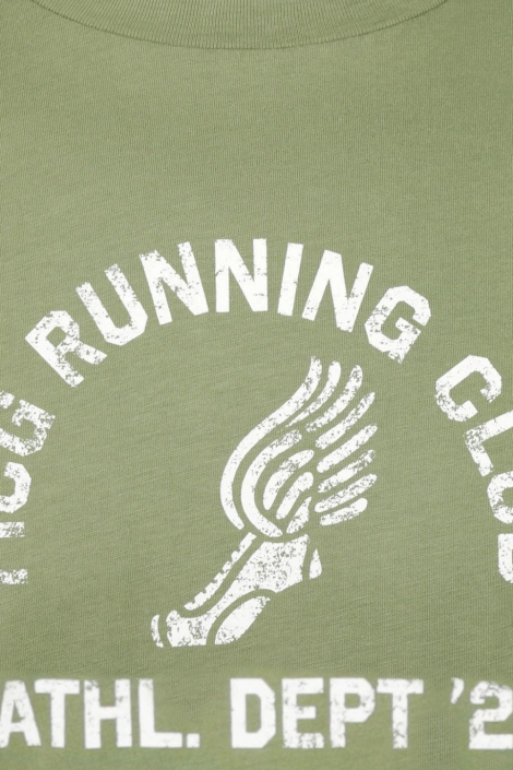 McGregor groene heren t-shirt | Close up