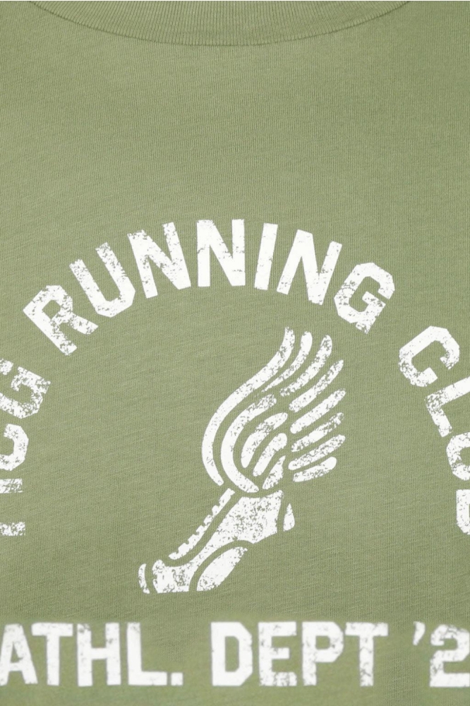 McGregor groene heren t-shirt | Close up