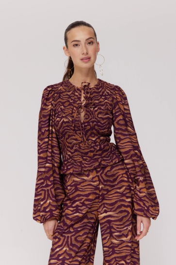 Harper & Yve T-shirt ELIN LS SS6P601 1280 Trashy Tiger